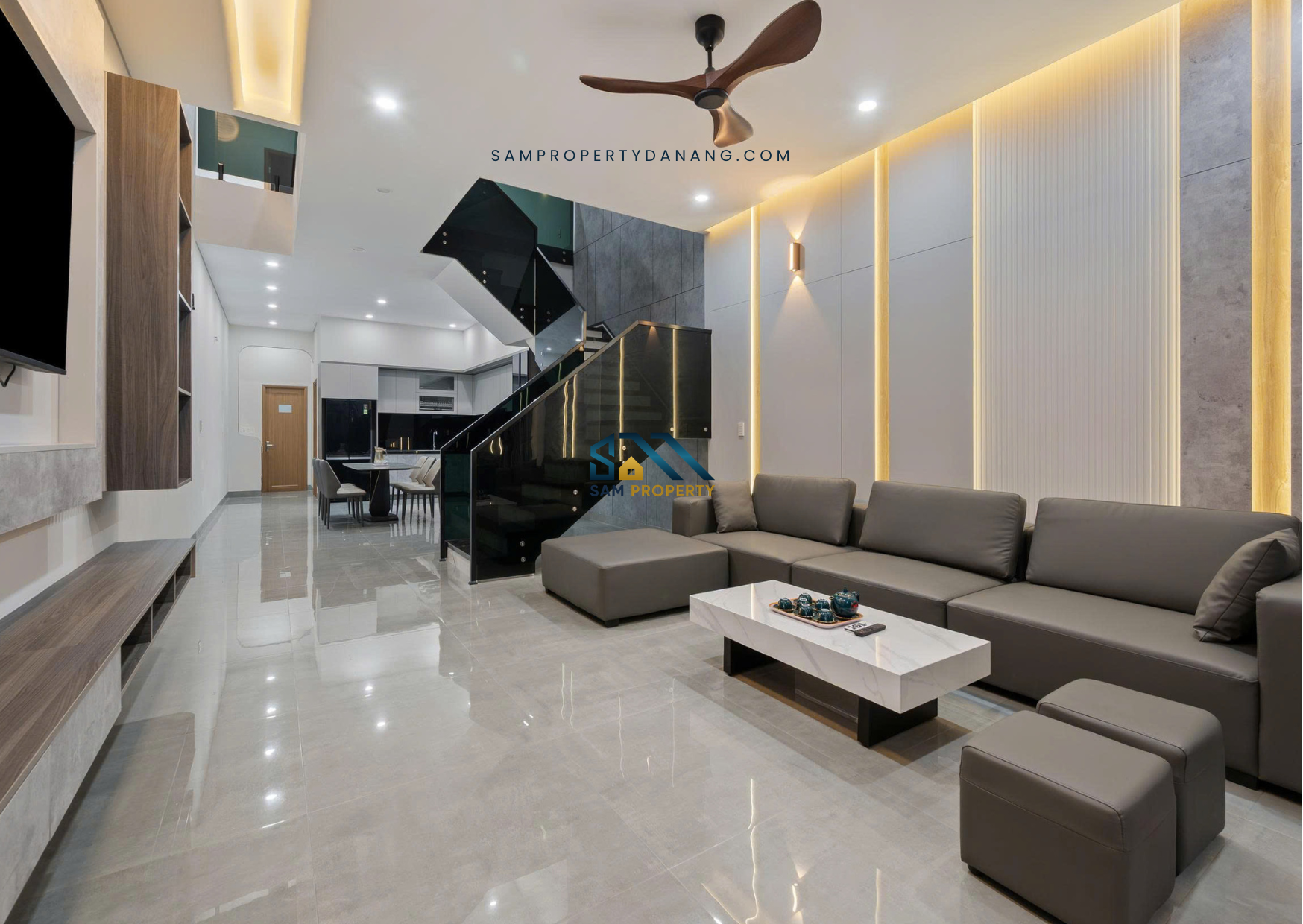 CHO THUÊ NHÀ 3 TẦNG MỚI 100% ĐƯỜNG ĐẶNG HỒI XUÂN, NGŨ HÀNH SƠN