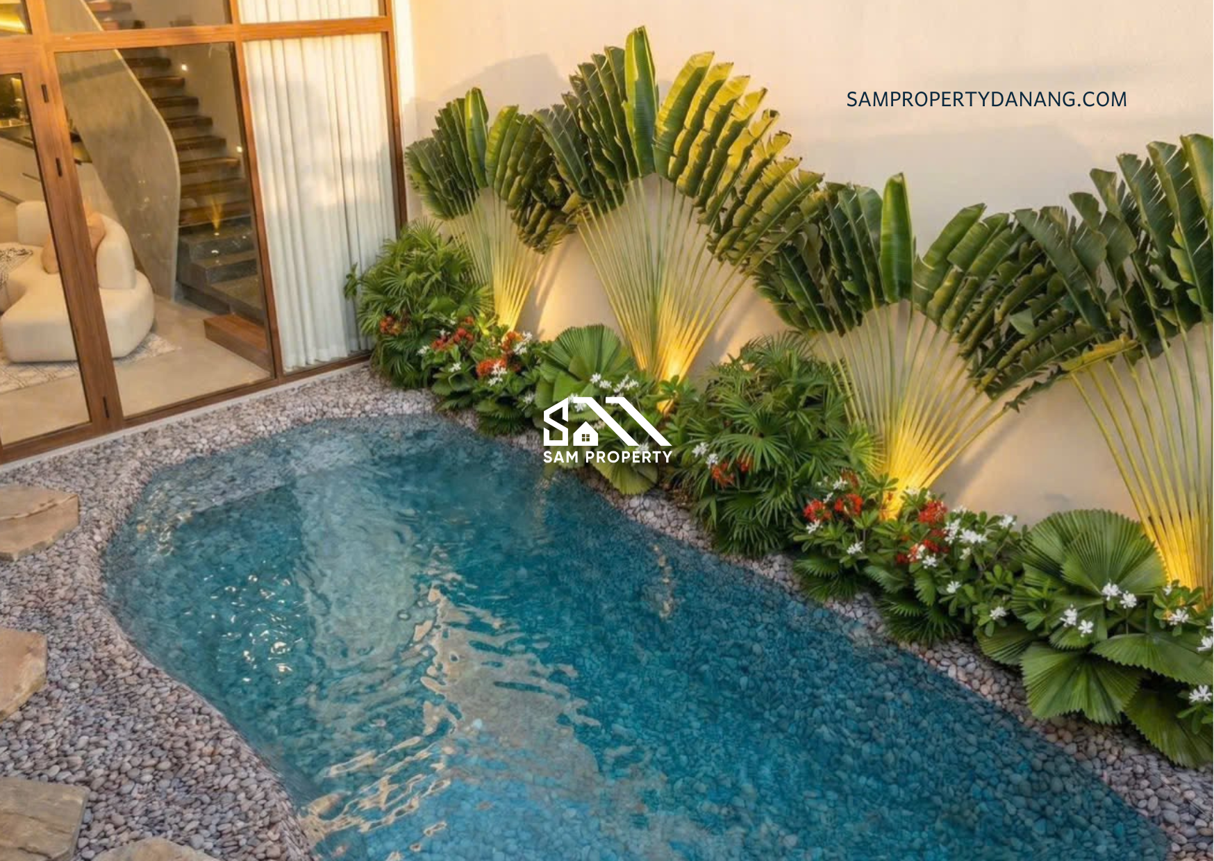 CHO THUÊ VILLA HỒ BƠI 5PN XÂY MỚI 100% GẦN BIỂN SƠN THỦY, NGŨ HÀNH SƠN