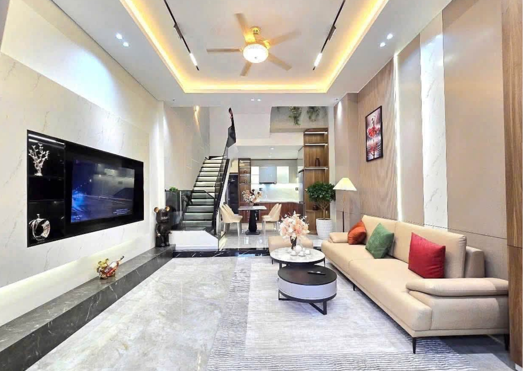 CHO THUÊ NHÀ ĐẸP 3 TẦNG ĐƯỜNG DƯƠNG ĐỨC HIỀN, HÒA KHÁNH, ĐÀ NẴNG