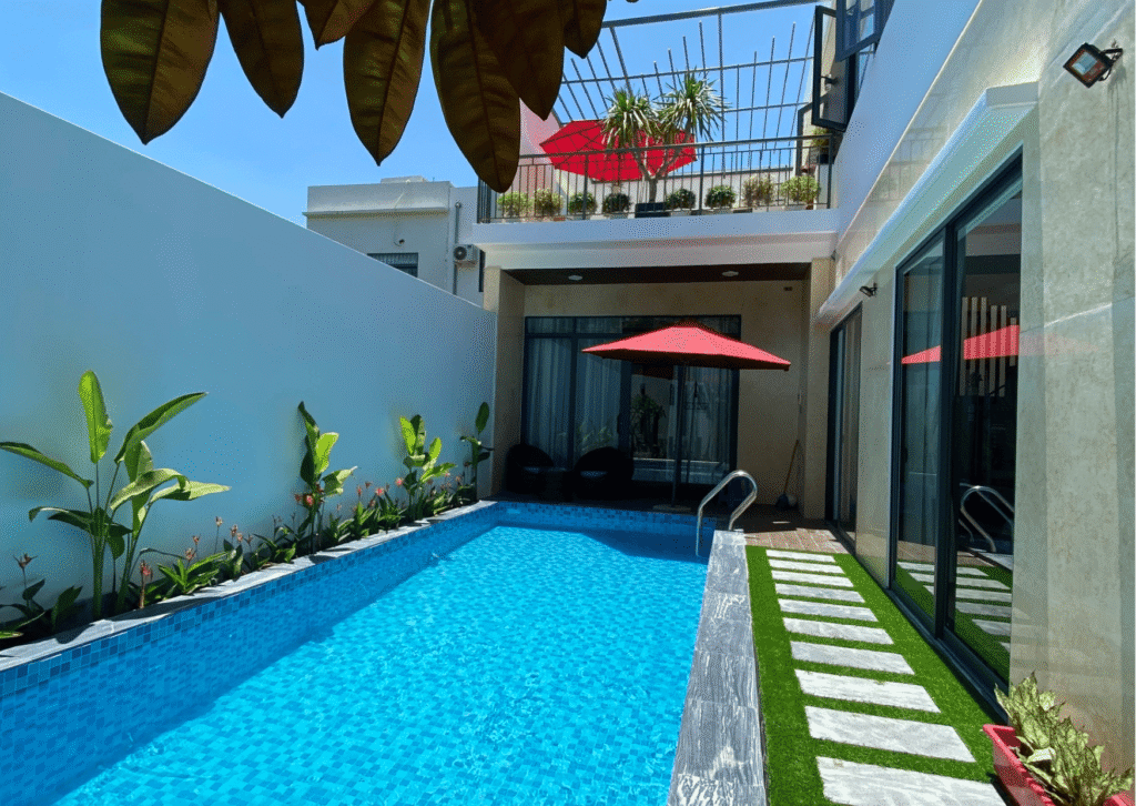 CHO THUÊ VILLA HỒ BƠI ĐƯỜNG DƯƠNG TỬ GIANG, KHU NAM VIỆT Á, ĐÀ NẴNG