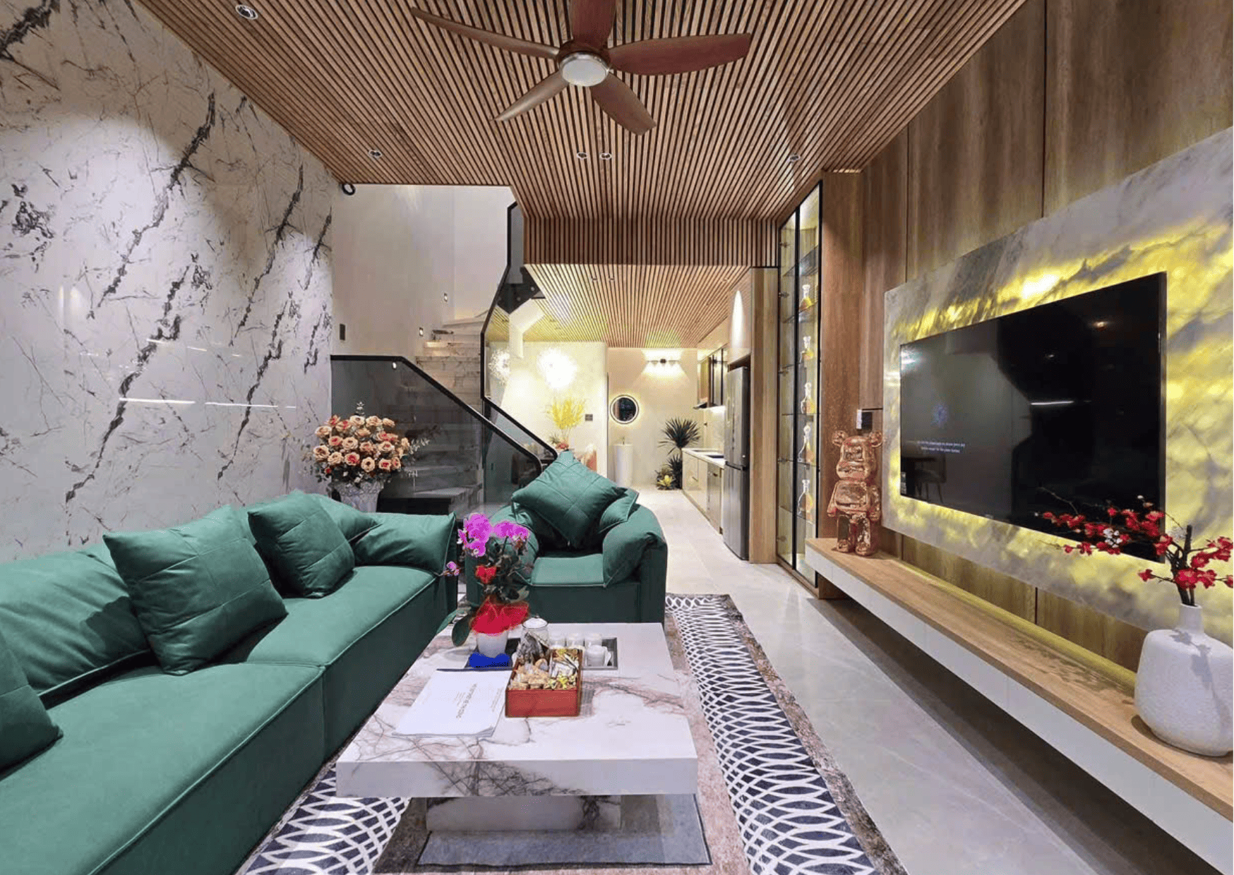 NHÀ ĐẸP 3 PHÒNG NGỦ CÓ BỒN TẮM, NỘI THẤT CAO CẤP KHU HÒA KHÁNH