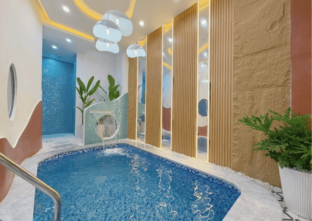 NHÀ 3 TẦNG HIỆN ĐẠI CÓ HỒ BƠI RIÊNG HẺM PHAN CHÂU TRINH, TRUNG TÂM ĐÀ NẴNG