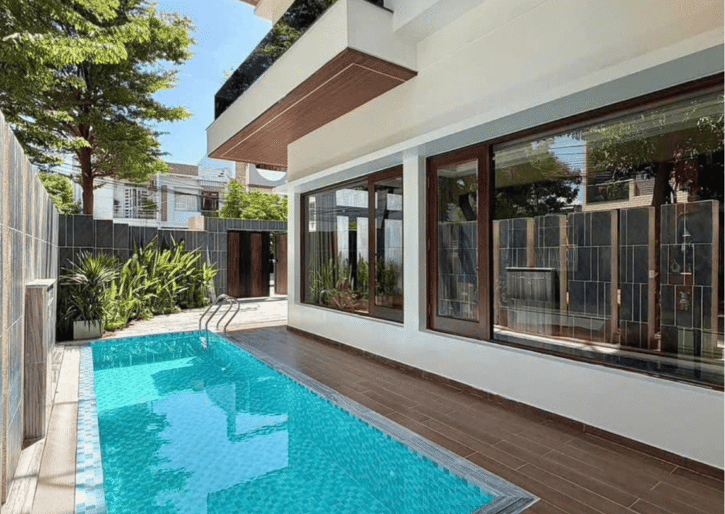 BIỆT THỰ HỒ BƠI CAO CẤP GÓC 2 MẶT TIỀN ĐƯỜNG BÀU NĂNG 3, THANH KHÊ