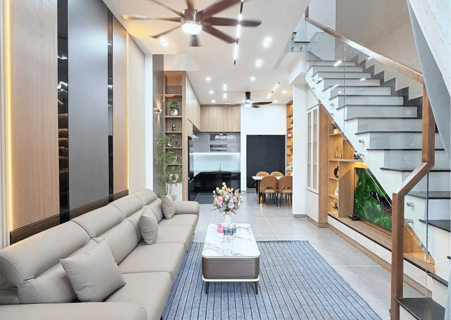 NHÀ MỚI 3 TẦNG HIỆN ĐẠI, CÓ SÂN RỘNG RÃI ĐƯỜNG NGUYỄN PHƯỚC NGUYÊN, AN KHÊ, ĐÀ NẴNG